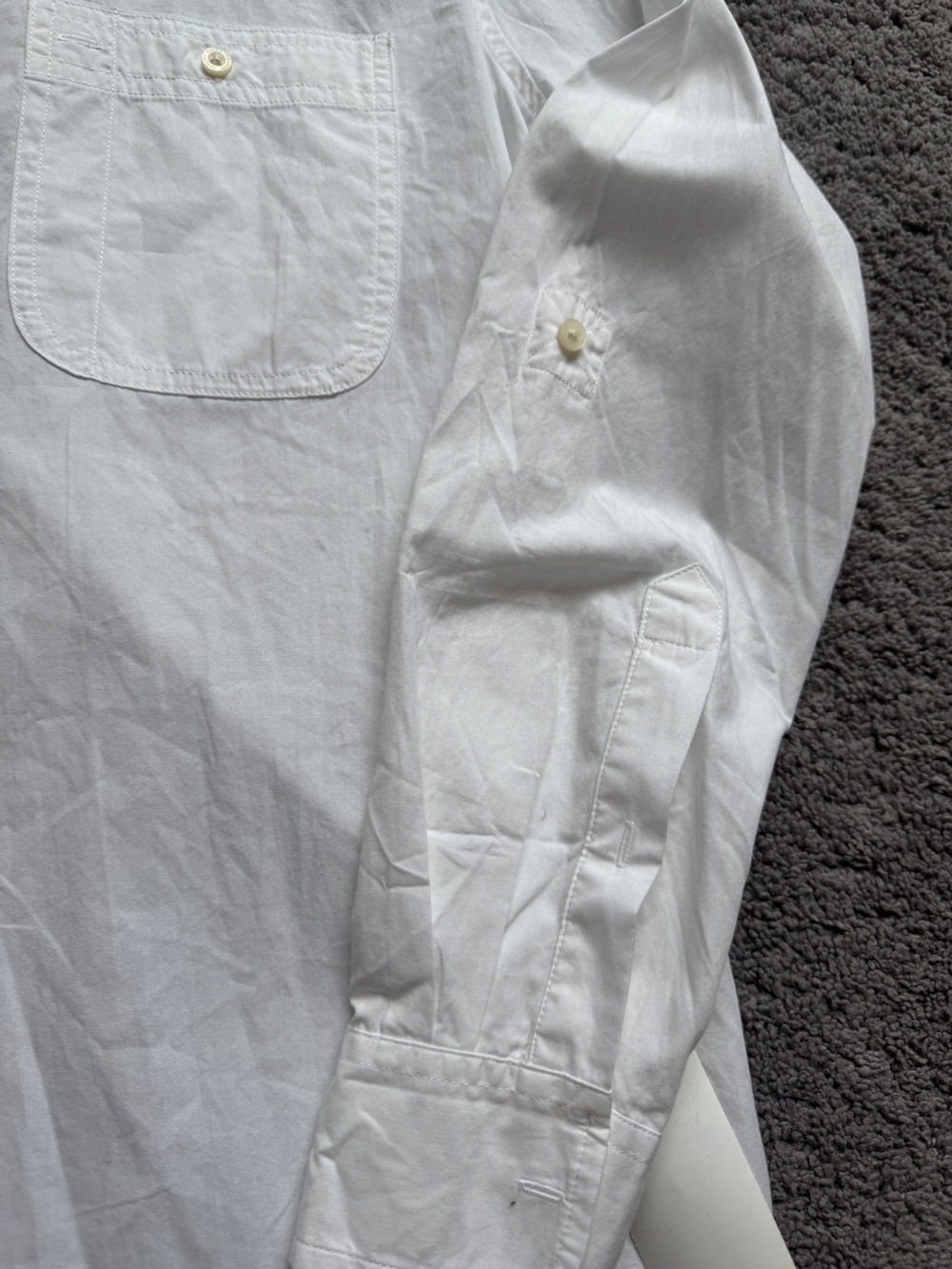 Lauren Ralph Lauren Essential White Button-Front Shirt - Picture 7 of 10